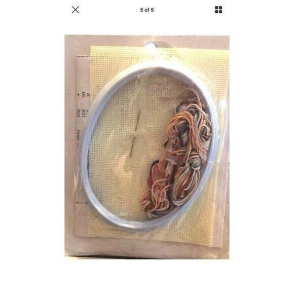 Janlynn Precious Boy's Teddy Rocking Horse and Rabbit Counted Cross Stitch Kit - Picture 4 of 5